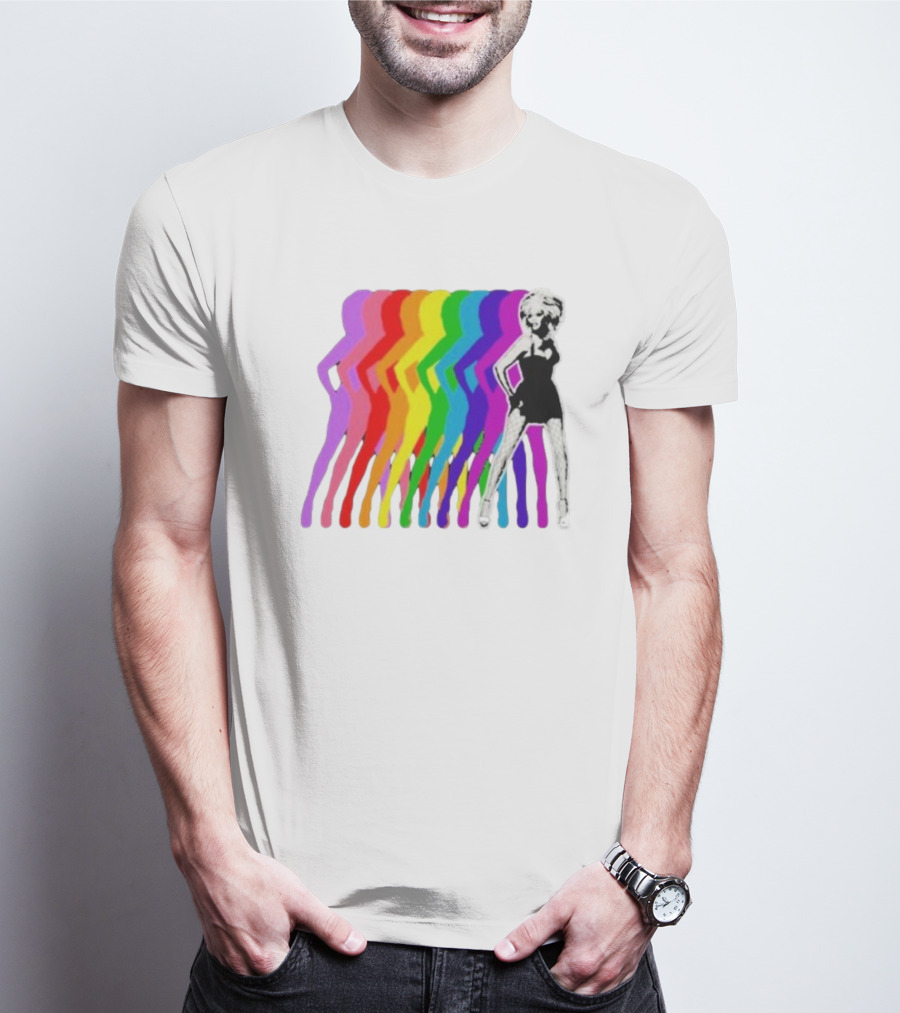 Rupaul Rainbow Pride Shadow T-Shirt