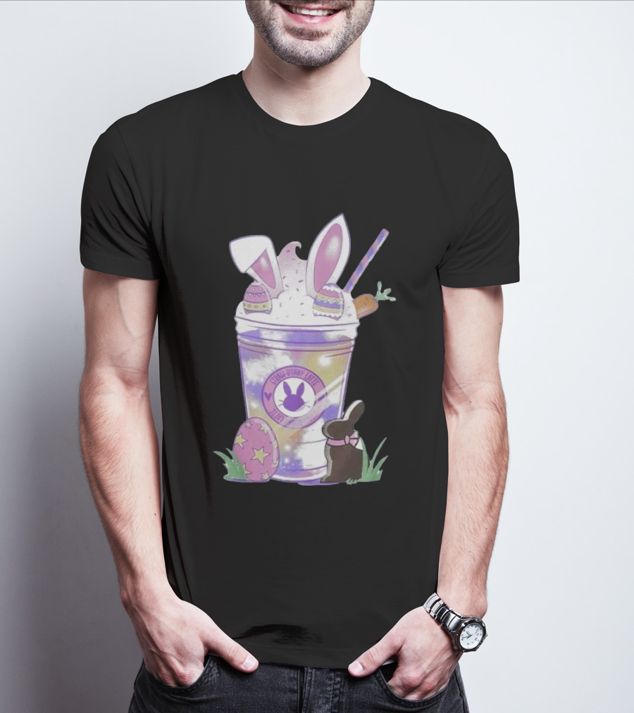 Easter Bunny Love Chocolate Cotton Candy Cup With Eggs T-Shirt