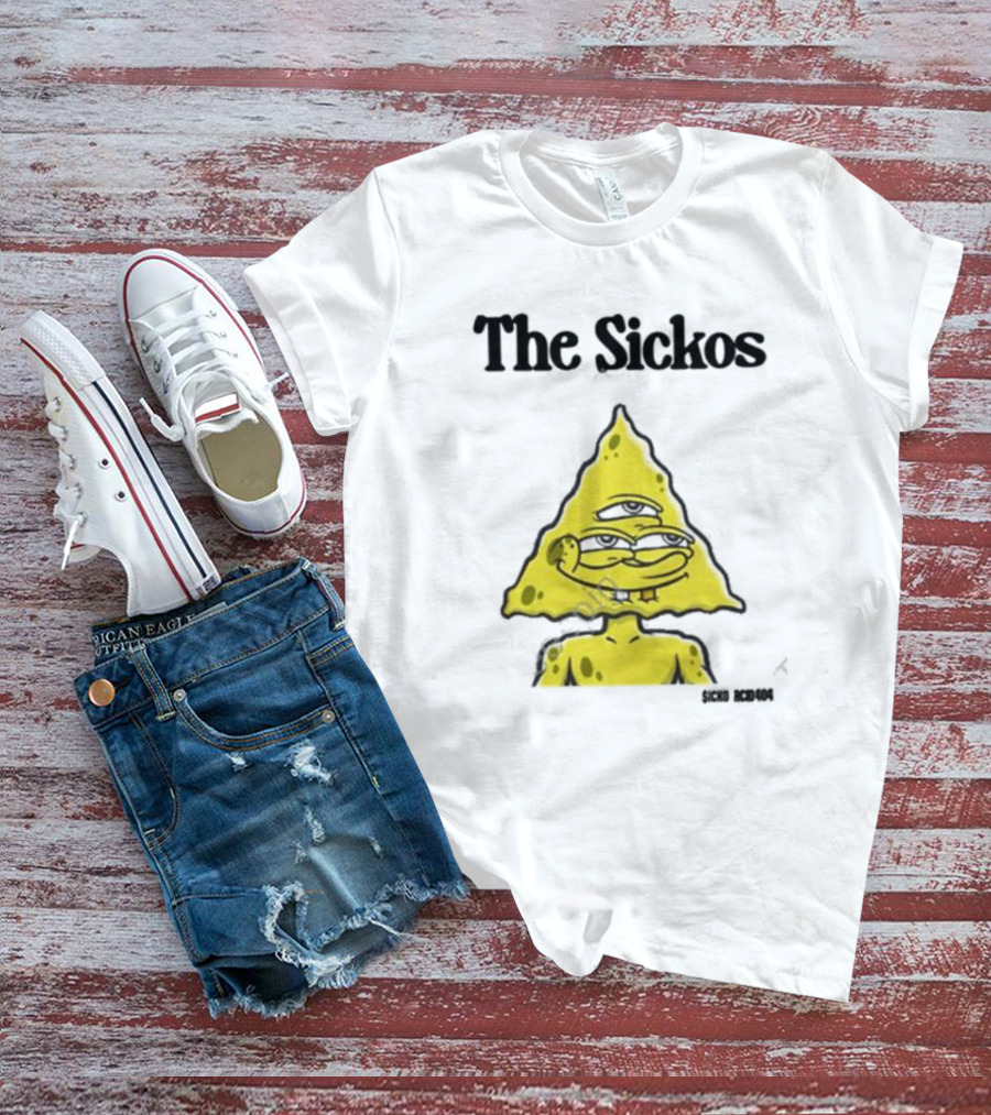The Sickos Sponge Triangle Character T-Shirt