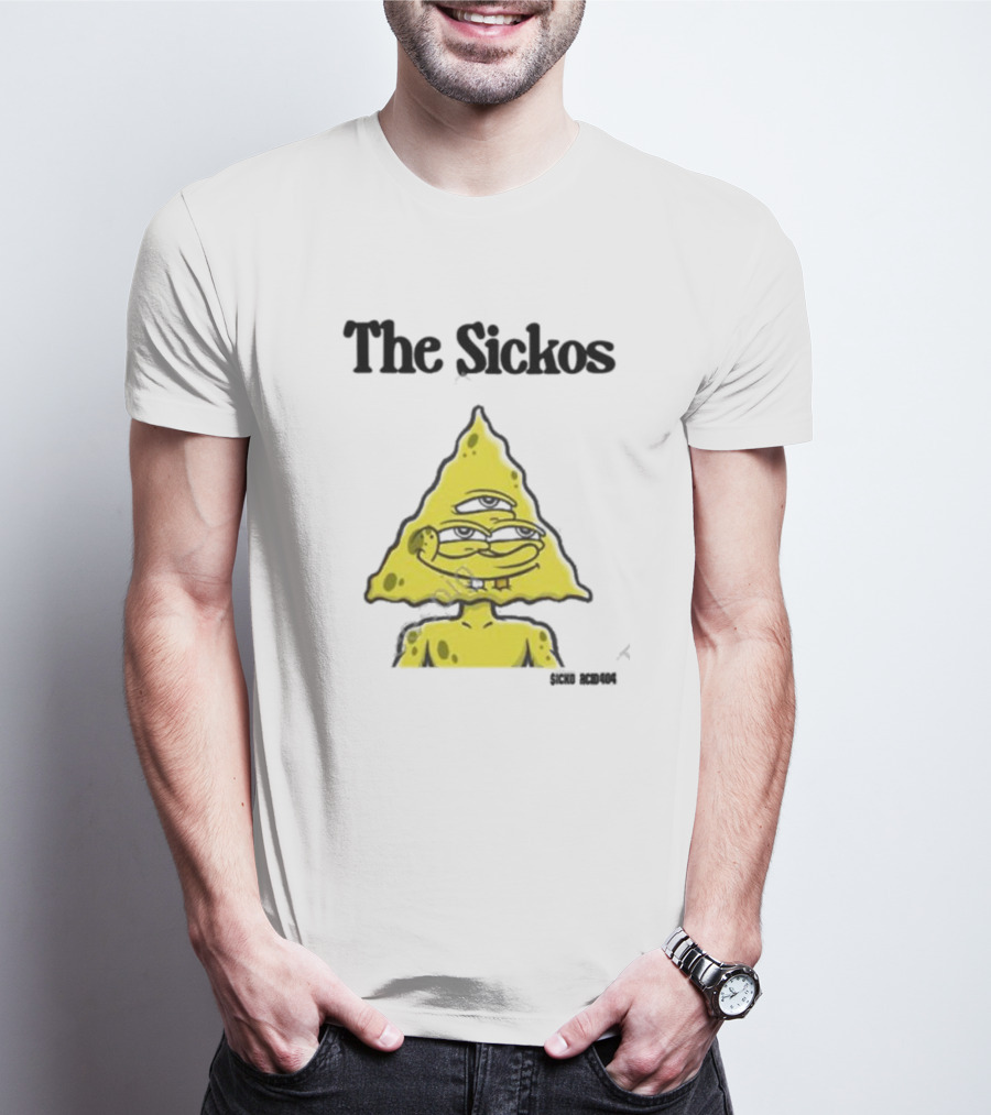 The Sickos Sponge Triangle Character T-Shirt