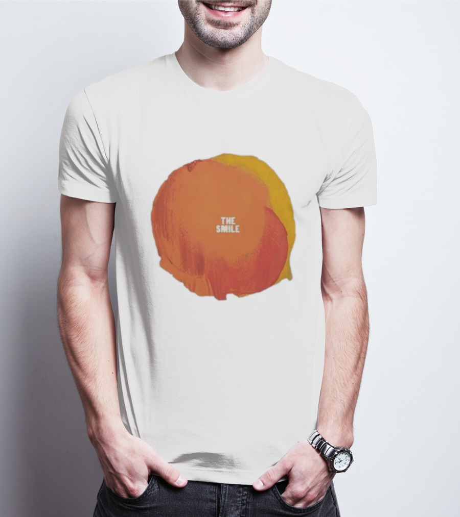 The Smile Sun Paint Texture Art Circle T-Shirt