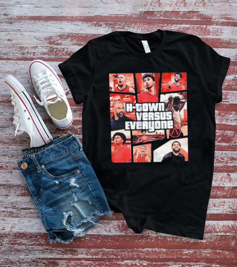 H-Town Versus Everyone Aaron Patterson Style Gta Inspired Sportswear T-Shirt