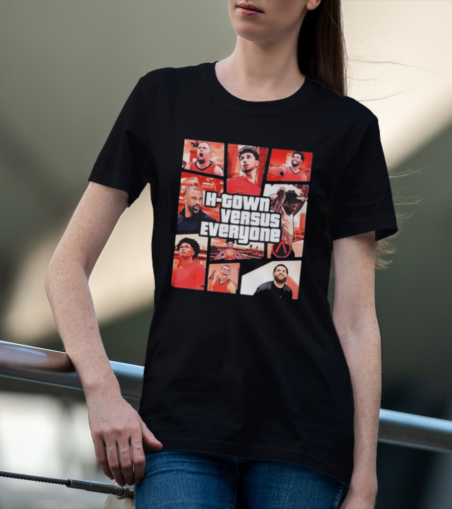 H-Town Versus Everyone Aaron Patterson Style Gta Inspired Sportswear T-Shirt
