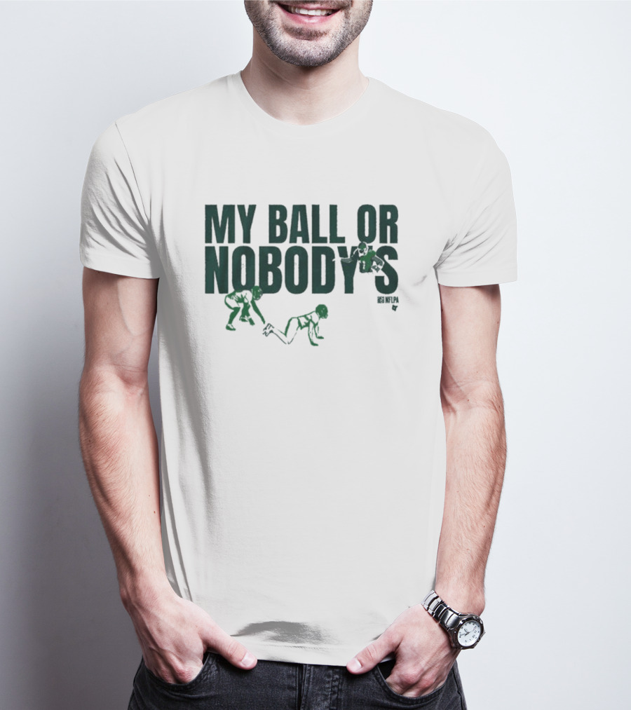 My Ball Or Nobody’s Football Player Icons T-Shirt