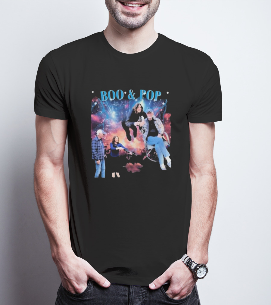 BOO AND POP Cosmic Adventure Family Fun T-Shirt