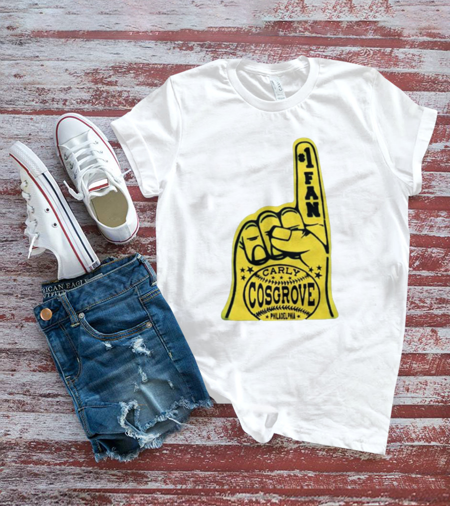 Carly Cosgrove Philadelphia Number One Fan Foam Finger T-Shirt