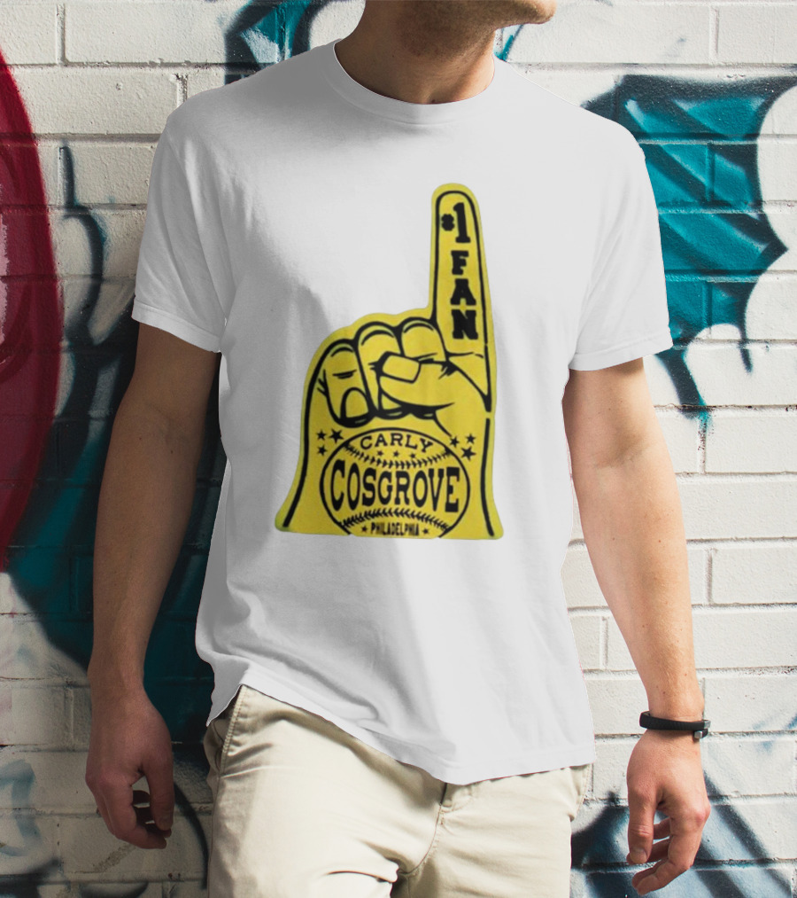Carly Cosgrove Philadelphia Number One Fan Foam Finger T-Shirt