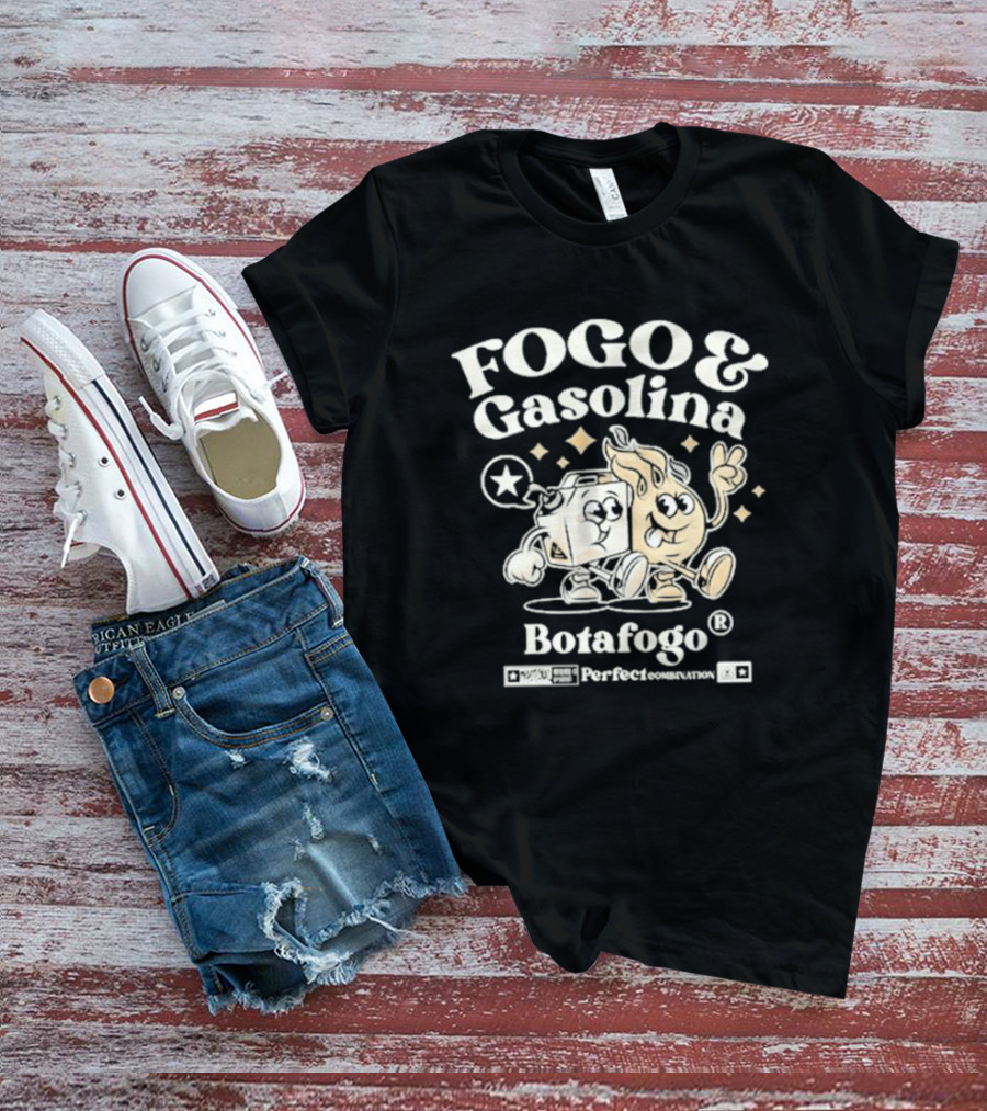 Fogo E Gasolina Botafogo Perfect Combination T-Shirt