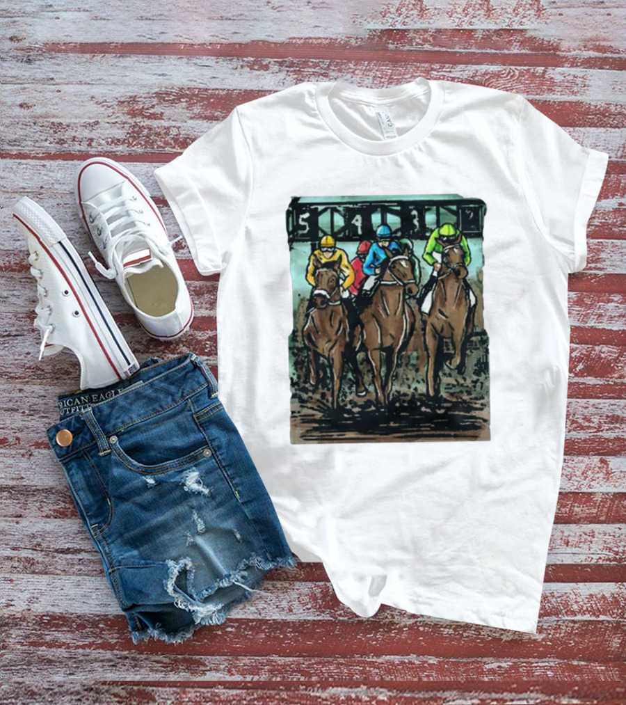 U Horse Races Waitlist Action 54321 T-Shirt