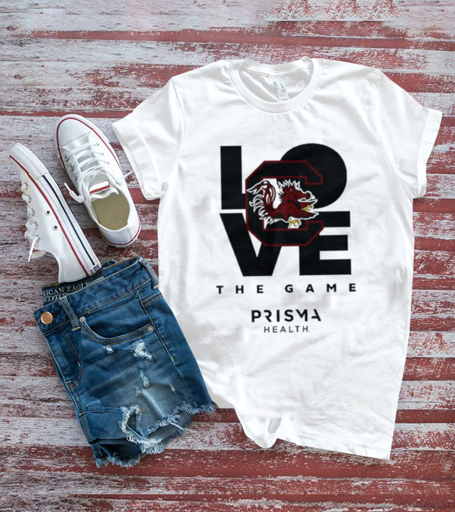 South Carolina Gamecocks Love The Game Prisma Health T-Shirt