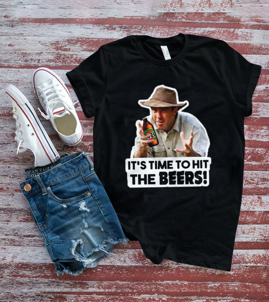 Russell Coight It's Time To Hit The Beers Beer Bottle Hat T-Shirt