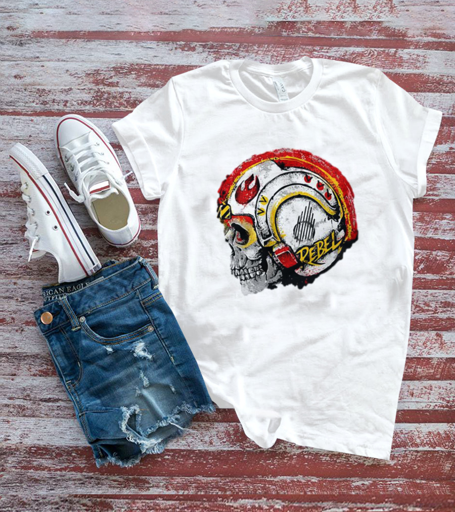 Star Wars Rebel Skull Helmet T-Shirt