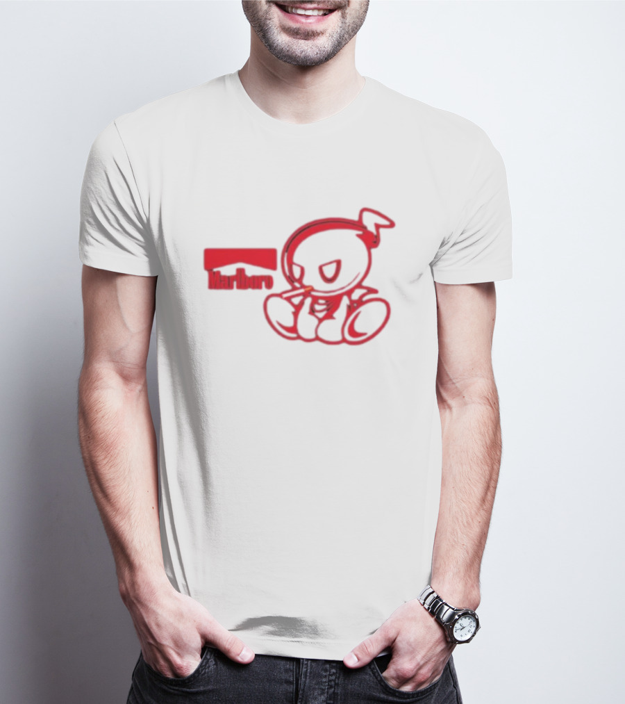 Marlboro Chao Smoking Red Character T-Shirt