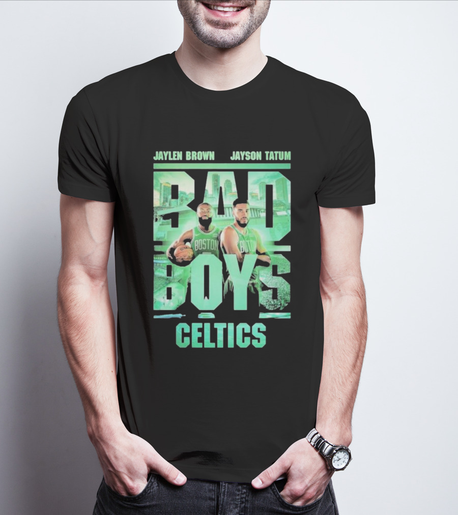Jaylen Brown Jayson Tatum Bad Boys Celtics T-Shirt