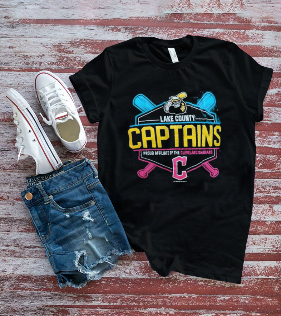 Lake County Captains Proud Affiliate Of The Cleveland Guardians T-Shirt