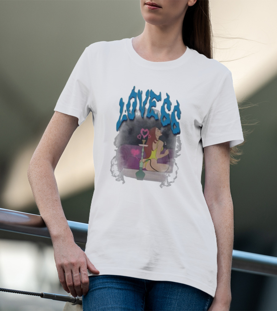 Love66 Chicklet And Maleni Hookah Lounge Scene T-Shirt