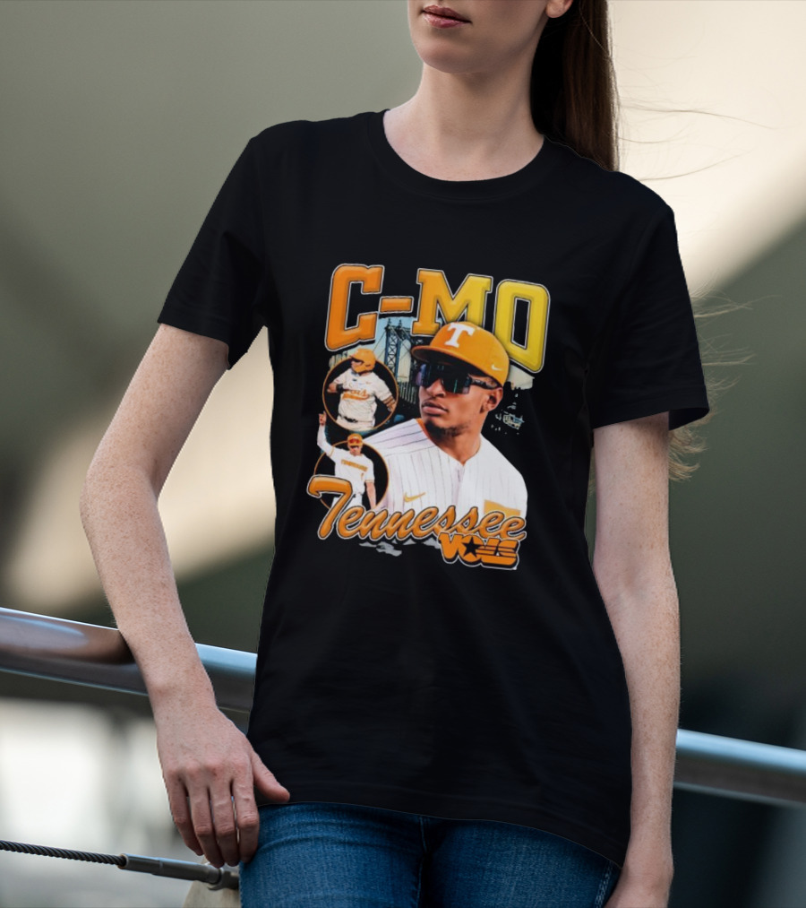 C-MO Tennessee Vols Baseball Vintage T-Shirt