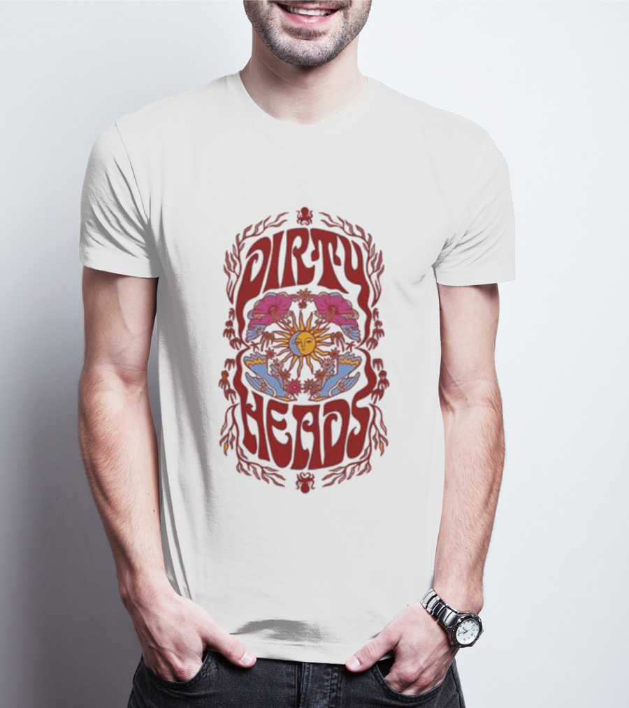 Dirty Heads Psychedelic Sun And Animals T-Shirt