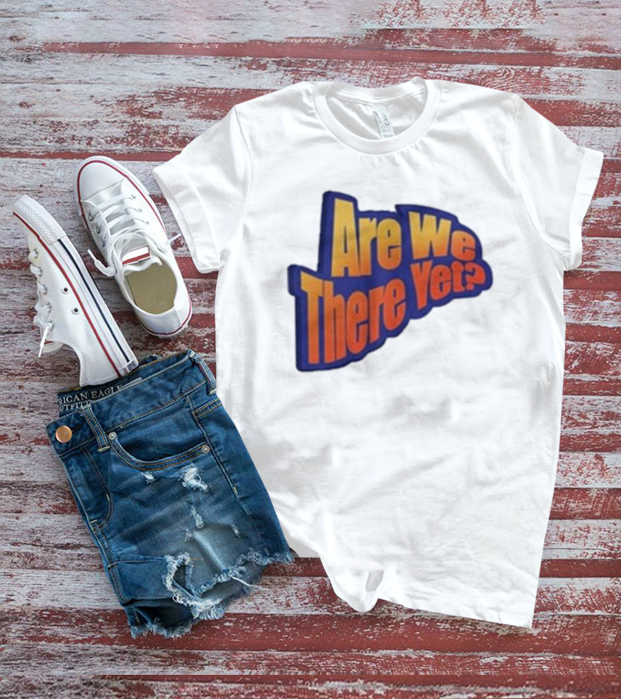 James Marriott Are We There Yet Retro Text T-Shirt