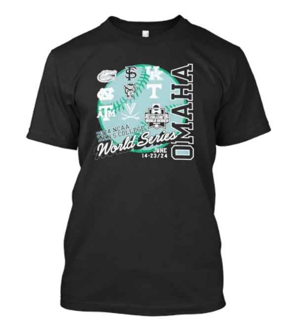 Omaha 2024 NCAA Men's College World Series June 14-23 T-Shirt