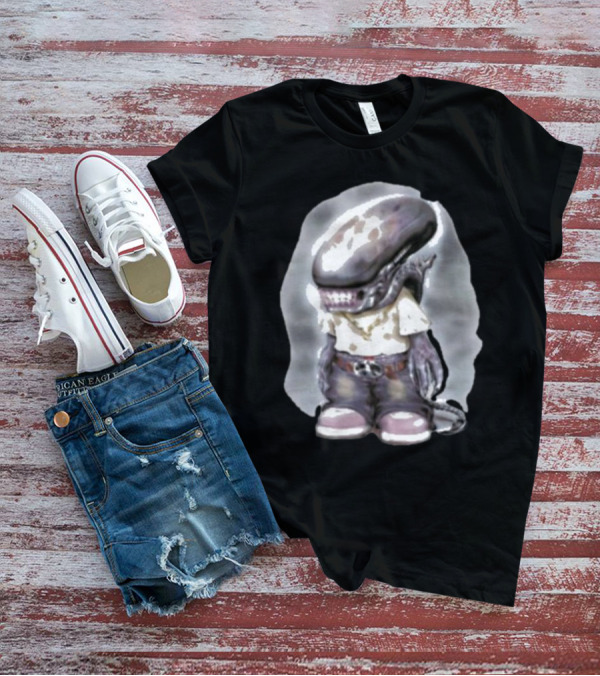 Pedro Xenomorph Alien Style Casual Outfit Character T-Shirt