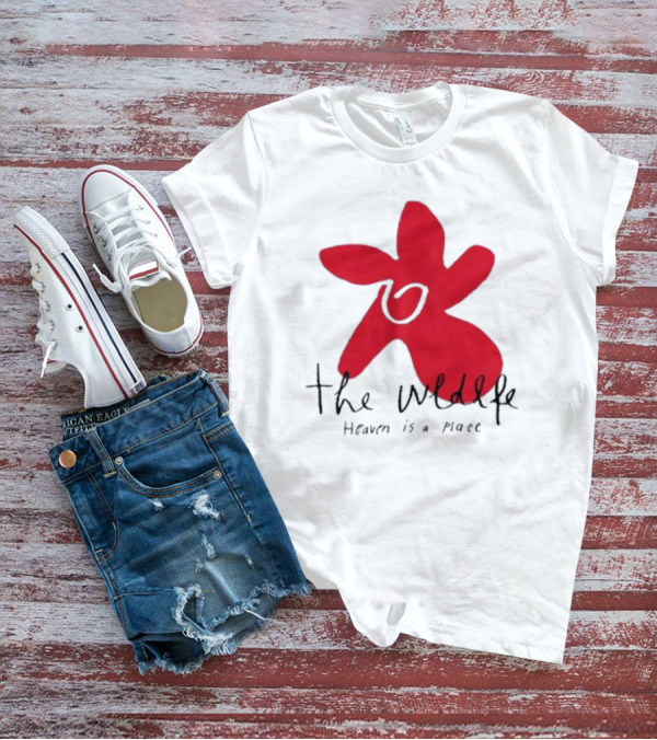 The Wldlfe Heaven Is A Place Red Flower T-Shirt