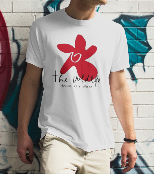 The Wldlfe Heaven Is A Place Red Flower T-Shirt