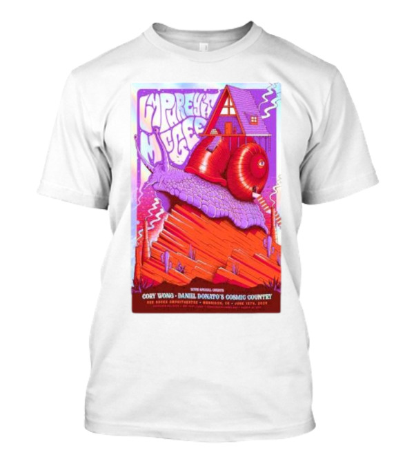 Umphrey’s McGee Red Rocks Amphitheatre June 15 2024 Cory Wong Daniel Donato's Cosmic Country House On Snail T-Shirt