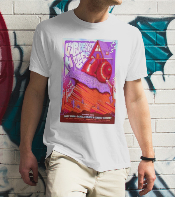 Umphrey’s McGee Red Rocks Amphitheatre June 15 2024 Cory Wong Daniel Donato's Cosmic Country House On Snail T-Shirt