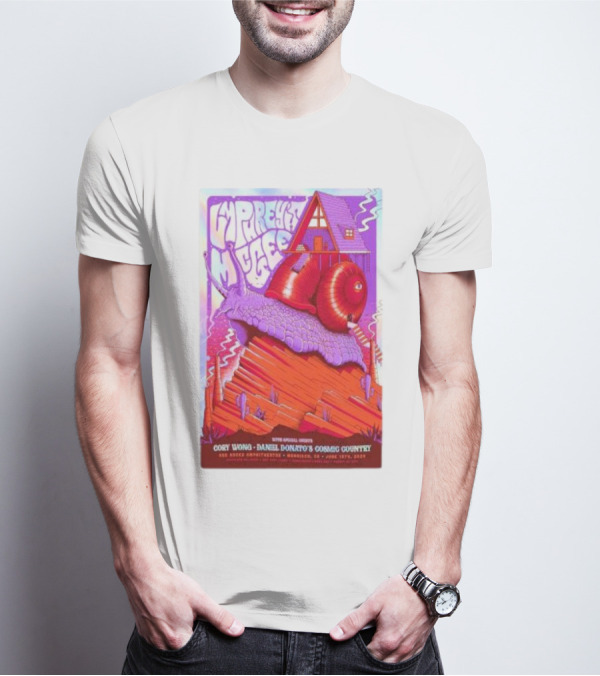 Umphrey’s McGee Red Rocks Amphitheatre June 15 2024 Cory Wong Daniel Donato's Cosmic Country House On Snail T-Shirt