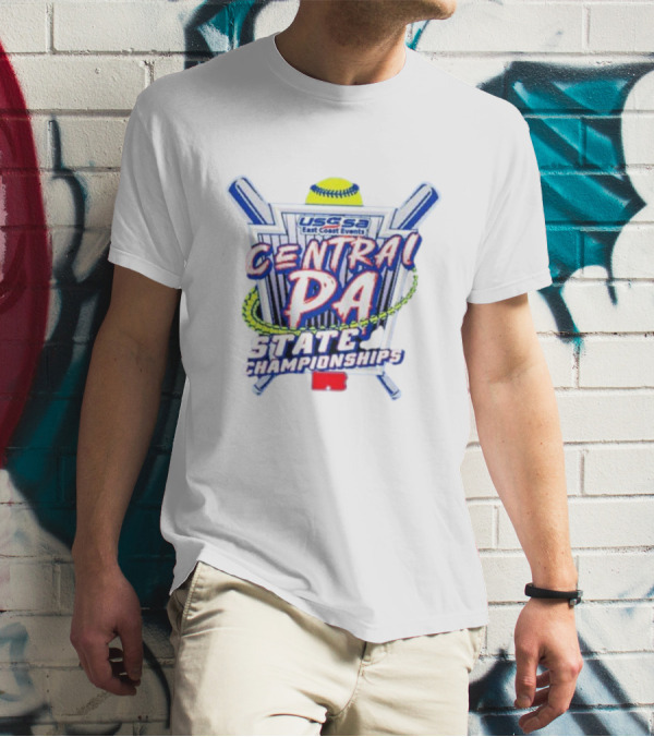 USSSA East Coast Events Central PA State Championships Baseball Softball T-Shirt