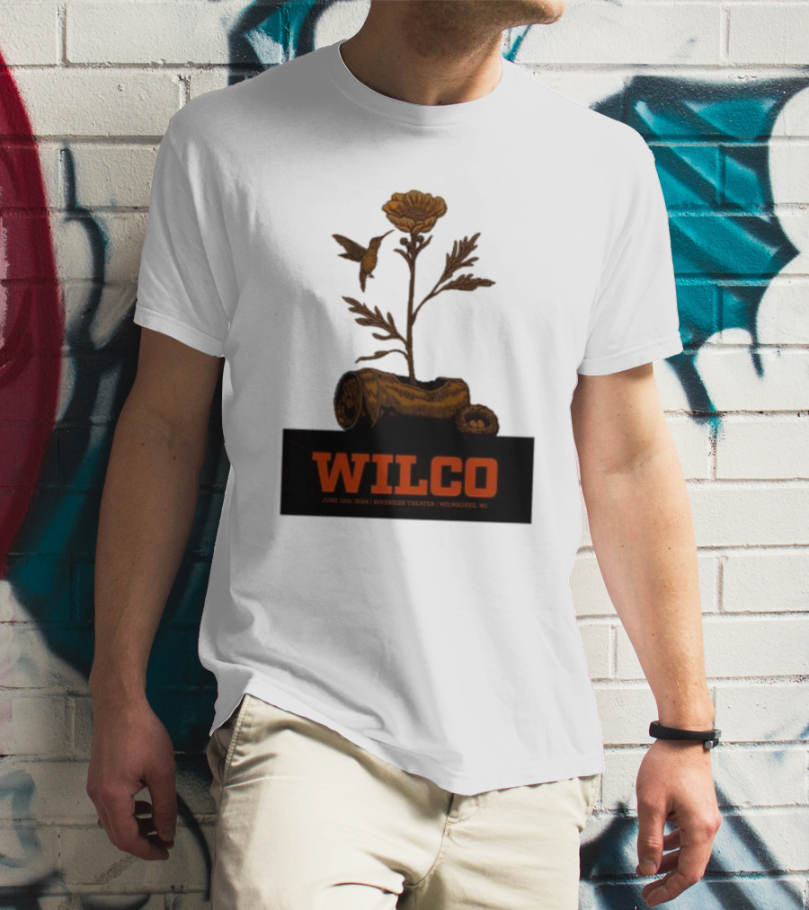 Wilco June 12 2024 Riverside Theater Milwaukee WI T-Shirt
