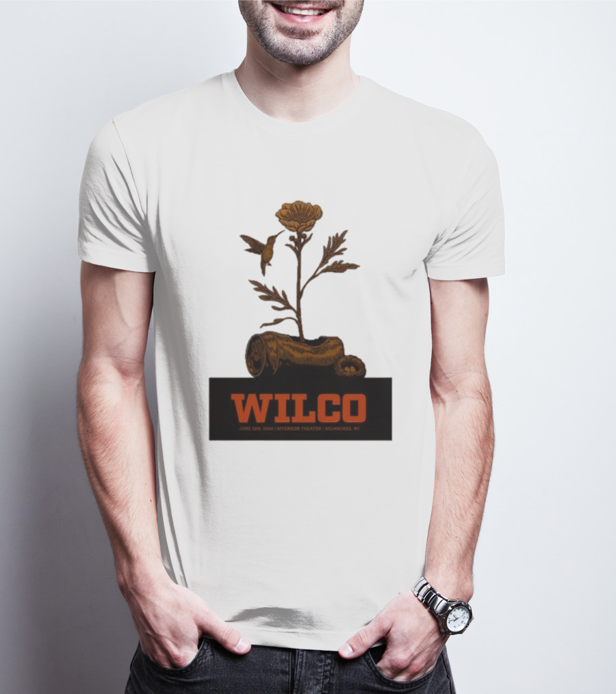 Wilco June 12 2024 Riverside Theater Milwaukee WI T-Shirt