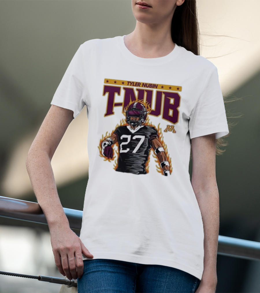 Ncaa Football Tyler Nubin T-Nub Defensive Back 27 Youth T-Shirt