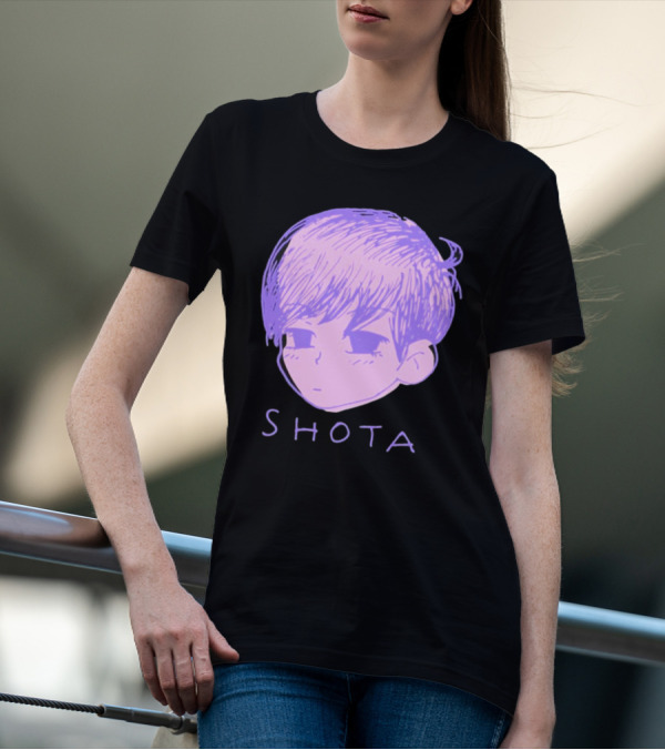 Kitsune Heroes Omo Cat Shota Anime Character Face Drawing T-Shirt