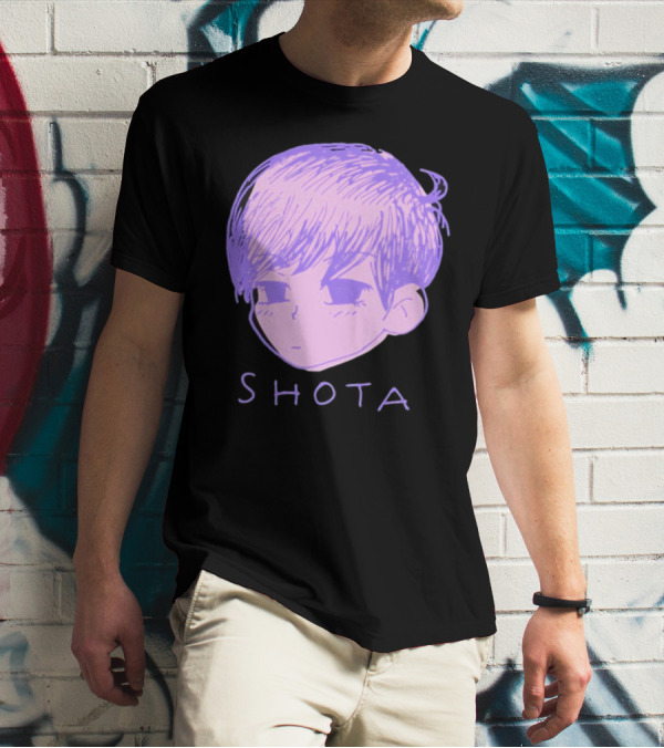 Kitsune Heroes Omo Cat Shota Anime Character Face Drawing T-Shirt