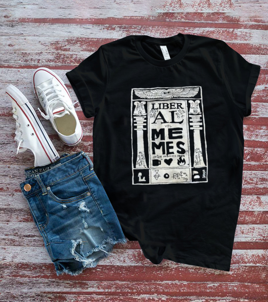 Liber Al Vel Memes Seize Memes Fren Egyptian Symbolism Mug Heart Fire T-Shirt