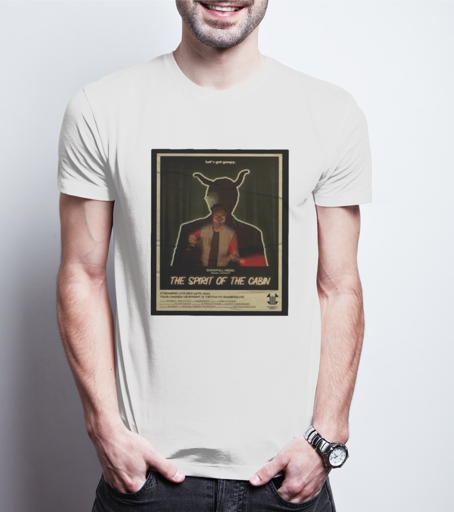 Let's Get Goopey Streaming Live May 24th The Spirit Of The Cabin Shopfall Media Rambuolive T-Shirt
