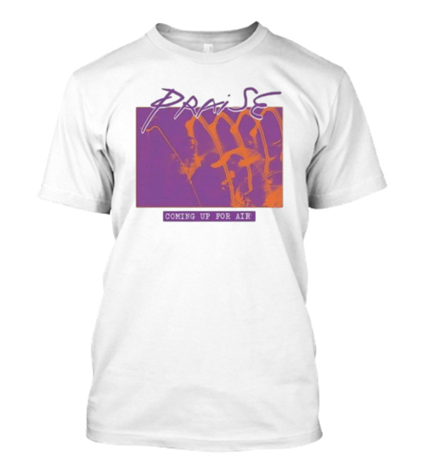 Praise Coming Up For Air Purple And Orange Abstract T-Shirt