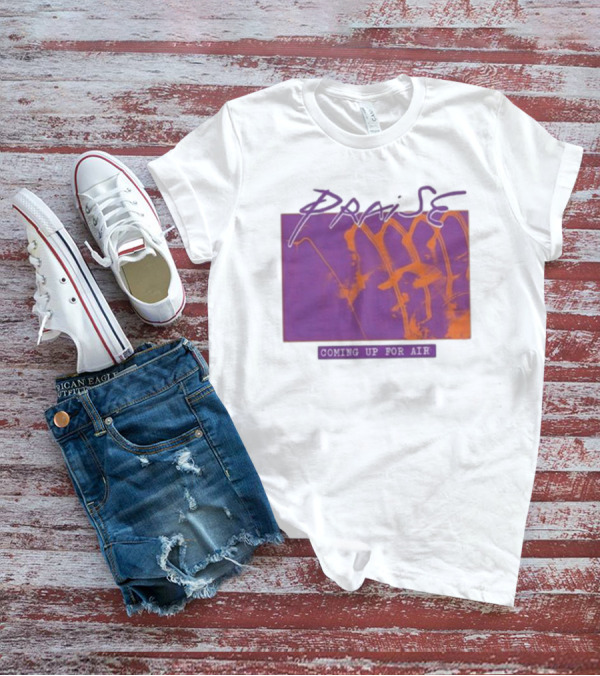 Praise Coming Up For Air Purple And Orange Abstract T-Shirt
