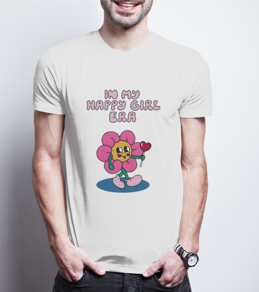 Sid The Visual Kid In My Happy Girl Era Flower Character With Heart Wand T-Shirt