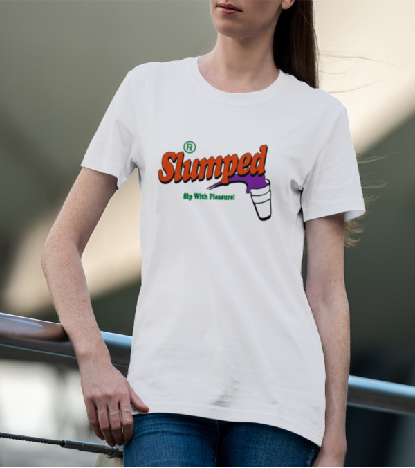 Slumpedboyz Newport Sip With Pleasure Slumped Cup T-Shirt