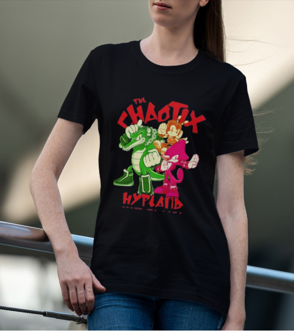 The Chaotix Hypland Vector The Crocodile Charmy Bee Espio The Chameleon T-Shirt