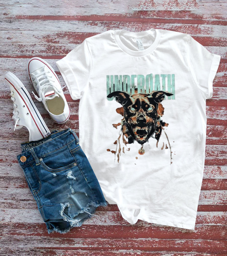 Underoath Emo’s Not Dead Horror Dog Fierce Canine T-Shirt
