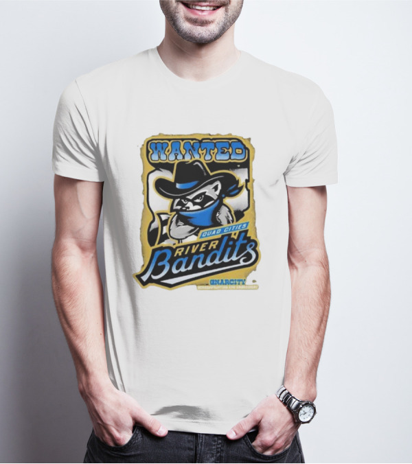 Wanted Quad Cities River Bandits Gnarcity Collectors And Knickleheads T-Shirt