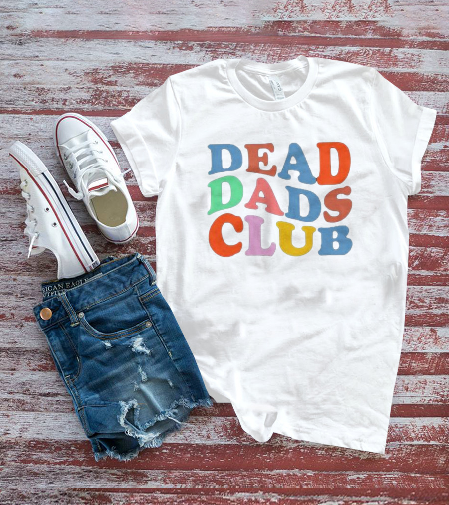 Wenshmoople Multicolored Dead Dads Club T-Shirt