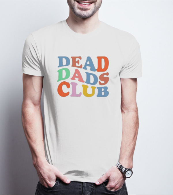 Wenshmoople Multicolored Dead Dads Club T-Shirt