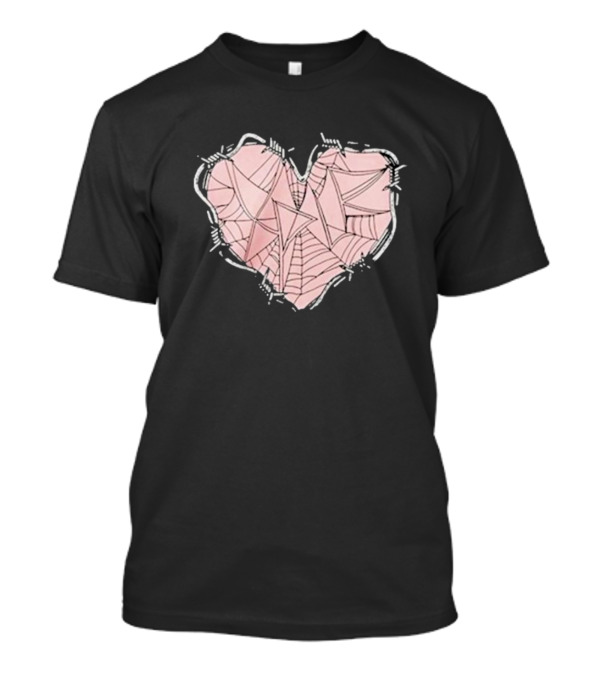 Xplr Barbed Wire Heart Geometric T-Shirt