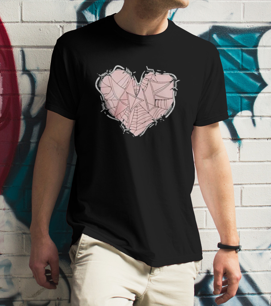 Xplr Barbed Wire Heart Geometric T-Shirt