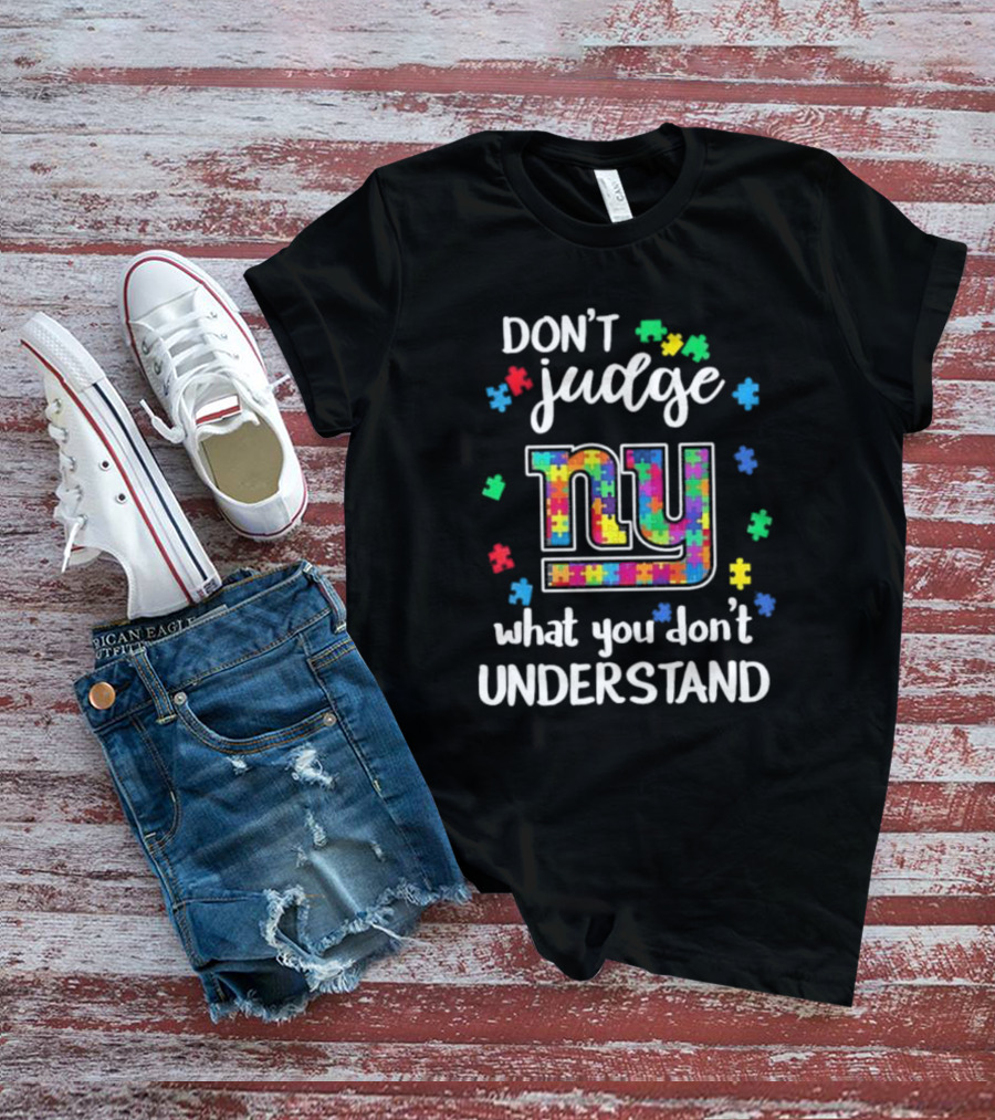 Don’t Judge What You Don’t Understand NY Puzzle Autism T-Shirt